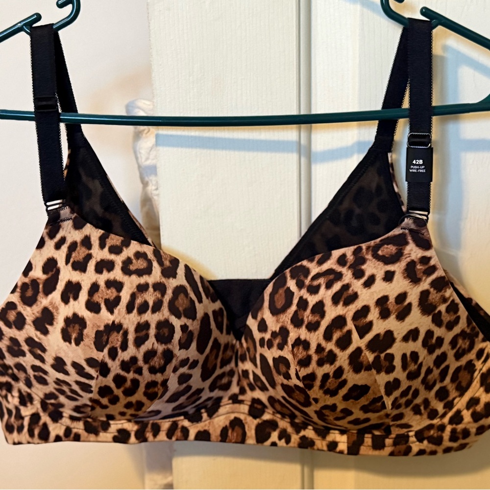 Wild Leopard Print Bra